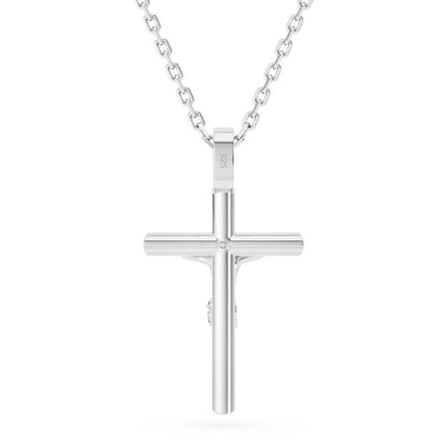 Solid 925 Silver Crucifix Cross