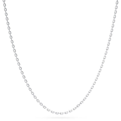 2mm Sterling Silver Cable Necklace