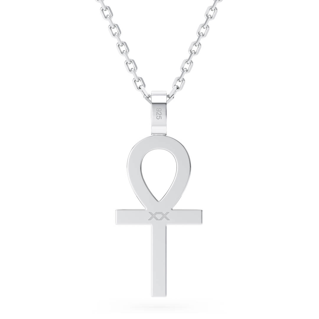 Real 925 Silver stamp on Ankh Pendant