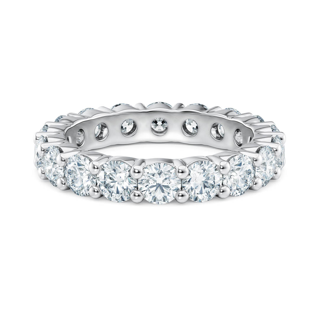 Iced Out Eternity Ring 25pt VS Stones