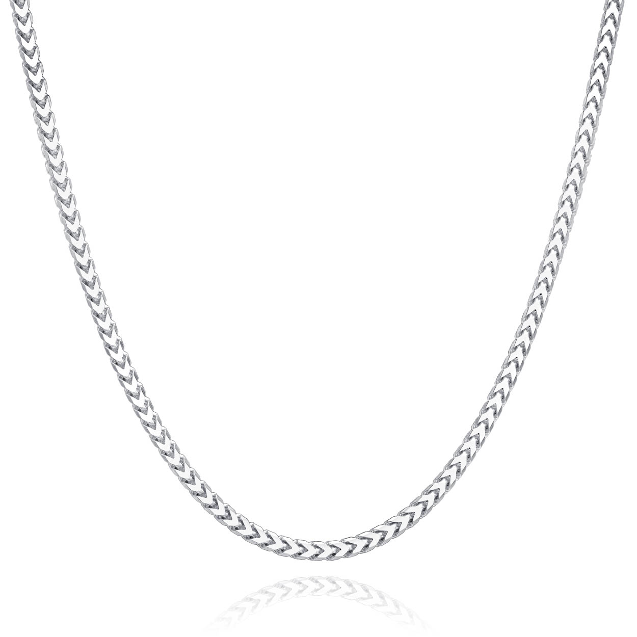 Sterling silver franco chain solid 2.5mm
