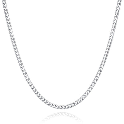 Sterling silver franco chain solid 2.5mm